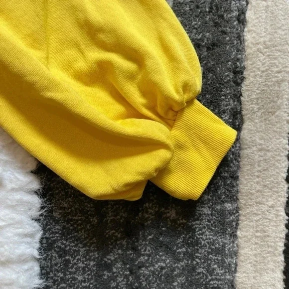 Walt Disney World Yellow Mickey Pullover Crewneck Sweatshirt Size Small - Picture 6 of 13